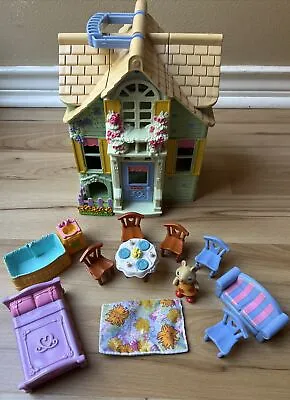 Fisher Price Doll House Hideaway Hollow  Country Cottage Lot Furniture Stella • $24.99