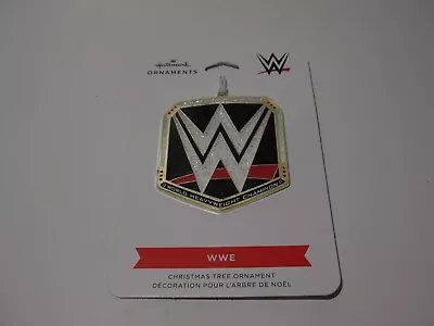 Hallmark WWE World Heavy Weight Champion Metal Christmas Tree Ornament • $7.95