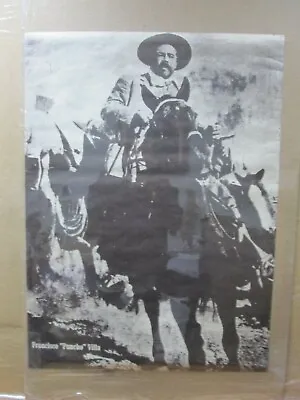 Vintage Black & White Francisco Pancho Villa Mexican 1970's Inv#G4254 • $44.97