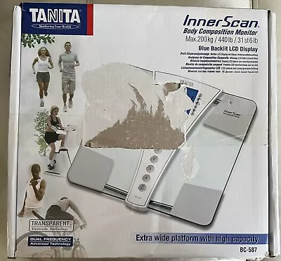 TANITA BC-587 High Capacity Extra Stable Body Composition Scale • £82