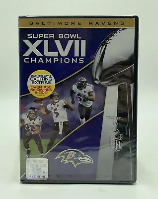 NFL Films Super Bowl 47 XLVII Champions Baltimore Ravens DVD *New & Sealed* • $14.99