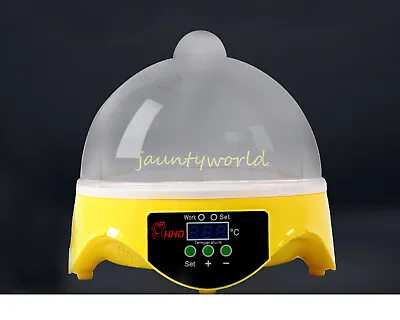 New 7 Egg Mini Automatic Digital  Micro Incubator Home Chicken Duck Bird Hatch • $76.73