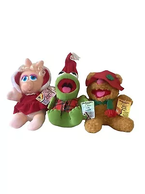 1987 Vintage Muppet Babies McDonalds Christmas Plush Miss Piggy Kermit Fozzie • $49.80