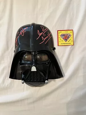 James Earl Jones And David Prowse Star Wars Autograph Mask With COA • $350