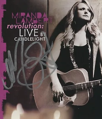 MIRANDA LAMBERT   Live By Candlelight   Autographed DVD SIGNED ACOA Certified • $399.99