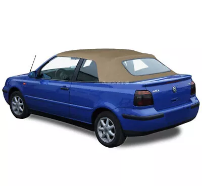 VW Volkswagen Golf Cabrio Cabriolet 1995-2001 Convertible Soft Top TAN Vinyl • $287.10