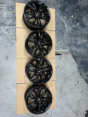 Mini Cooper JCW OEM 17” BLACK  Five Double Spoke 5 Lug Wheel Set 5x112 ET54 • $675