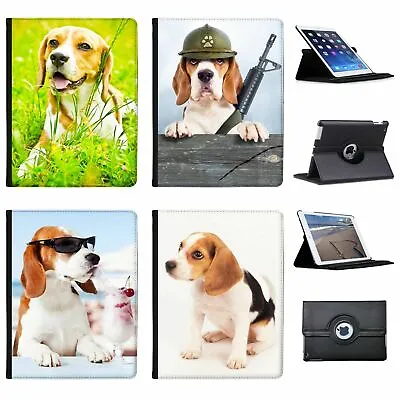 Beagle Dog Folio Cover Leather Case For Apple IPad • £9.99