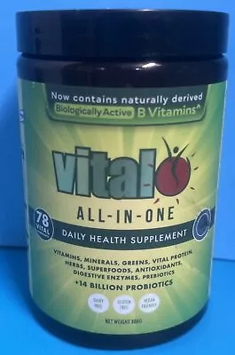 VITAL GREENS ALL IN ONE 300g - 78 Ingredients Powerful Antioxidants Probiotics • $44.97