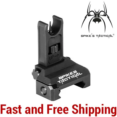 Spikes Tactical GEN II Micro Folding/Flip Up Front Sight -Tool-less Adjustment • $99.95