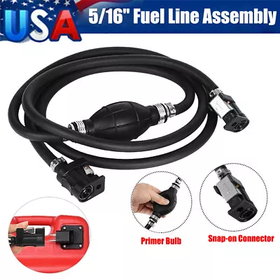 5/16  Fuel Line Hose Outboard Boat Motor Primer Bulb Fits Yamaha Mariner Mercury • $16