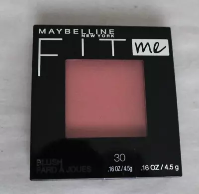 Maybelline Fit Me Blush Rose 30 Natural Creamy Smooth Powder  .16 Oz / 4.5 G • $4.94