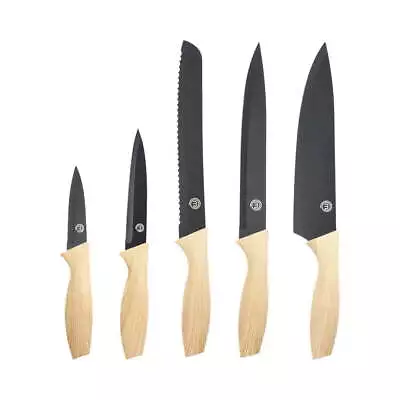 M-Chef Kitchen Knife Set With Paring Utility Bread Carving And Chef Knife • $24.99