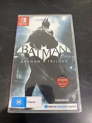 Batman: Arkham Trilogy - Nintendo Switch Game - FREE POST! • $80