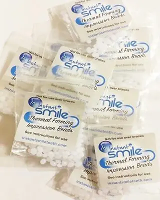 12 Packages Instant Smile Billy Bob Replacement Thermal Adhesive Fitting Beads • $14.99