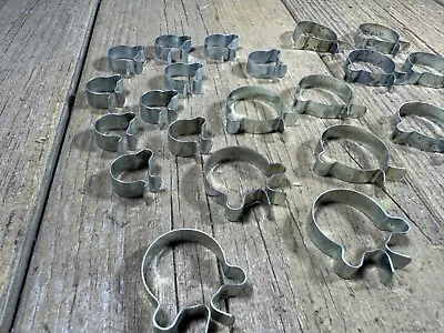 Vintage Bicycle Cable Clamps Chrome Bike Brake Cable Spring Clamp LOT • $26.99