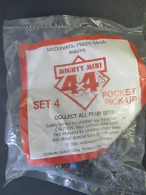 Sealed McDonalds Happy Meal ~ 1990 Mighty Mini 4x4 Wind Up Toy ~ FREE SHIPPING! • $6.99