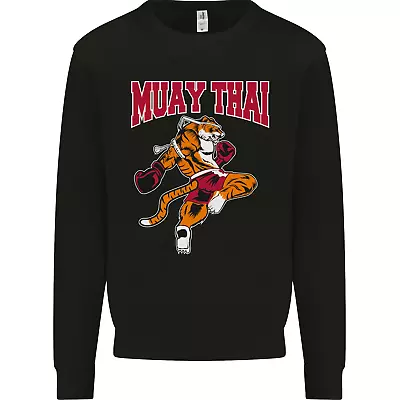 Muay Thai Tiger MMA Mixed Martial Arts Mens Sweatshirt Jumper • $26.51