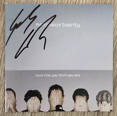 Kyle Cook Signed Matchbox Twenty - More Than You Think You Are CD Booklet RAD • $29.99