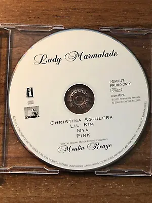 Christina Aguilera Lil’ Kim Mya & Pink - Lady Marmalade - UK Promo CD • £3.50