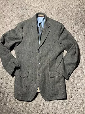 Jcrew Clayton Sportcoat Moon Yorkshire Tweed  Herringbone Jacket Sz 42L • $91.29