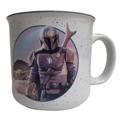 The Mandalorian Coffee Cup Mug 20oz Disney Ceramic Camper The Child Baby Yoda • $11.96