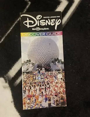 Walt Disney World DISCOVER GUIDE Winter 1987 To Spring 1988 Epcot • $15