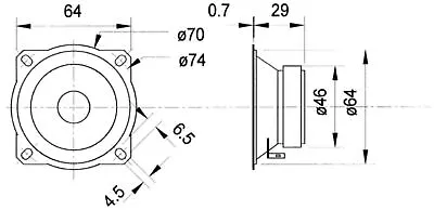 Visaton Conus Speaker Tweeter 5cm (2 ) 8 Ohm  • £23.82