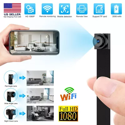 Spy Nanny Cam HD 1080P Wireless WiFi Mini Micro Pinhole Screw DIY Camera • $26.48