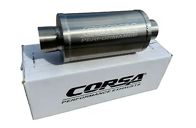 Corsa Performance 3  Round Muffler (Packed Resonator) • $150