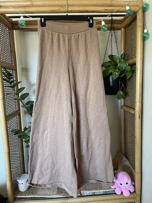 $60 • Buy Staud Wide Leg Cotton Wool Blend Pants Size XS