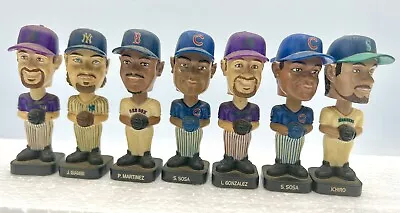 2002 Post Cereal Fotoball MLB Baseball Stars Mini Bobble Heads Lot Of 7 • $12.50