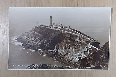 Real Photo Anglesey Postcard: Holyhead South Stack Lighthouse. Judges Unposted • £2.40