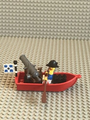£21.99 • Buy LEGO Pirates 6245 Harbour Sentry VINTAGE 1990! Boat Cannon Flag Imperial Soldier