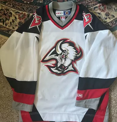 Vintage Buffalo Sabres Goat Head CCM NHL Jersey Large • $85