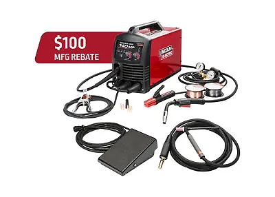 Lincoln Power MIG 140MP Multi-Process Welder TIG One Pak K4499-1 - $100 REBATE • $1507