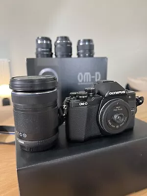 Olympus OM-D  E-M10 Mark II Micro Four Thirds Digital Camera With Lenses • $1300