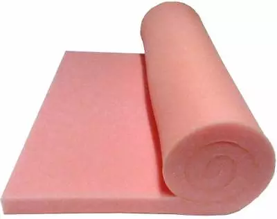 REFLEX MEDIUM DENSITY FOAM CUT TO SIZE Upholstery Cushion Seat Pads Bench Chair • £6.99