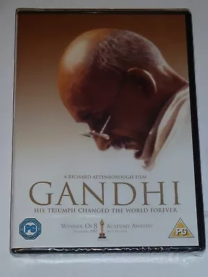 Gandhi Uk (region 2) 1 Disc Dvd New & Sealed Ben Kingsley - 2011 Release • £1.99