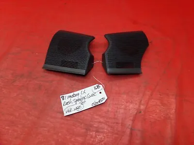 87-93 Ford Mustang Dash Speaker Grill Cover Covers Trim Set Left Right Black Oem • $30