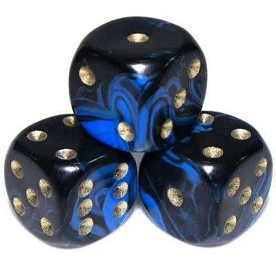 15mm Spot Dice - OBLIVION Blue - Six Sided D6 - TDL • £6.99