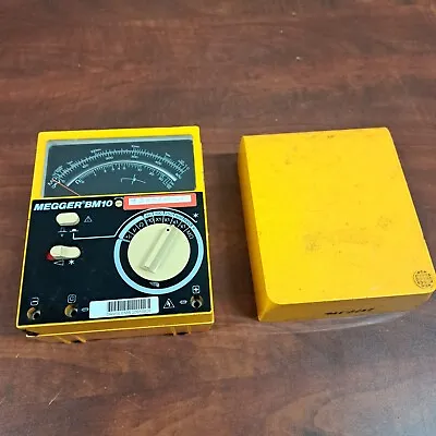 UNTESTED Megger BM10 Insulation Tester AS IS • $34.99