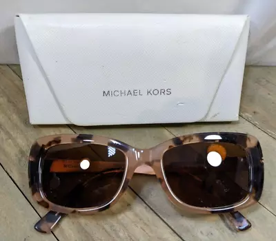 Authenticated Michael Kors Women's Pink Tortoise Sunglasses • $35.69