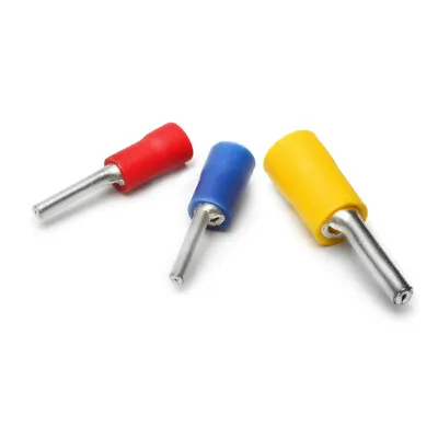 Electrical Terminals Red Blue Yellow Wire Crimp Connectors Insulated Male Female • £4.12
