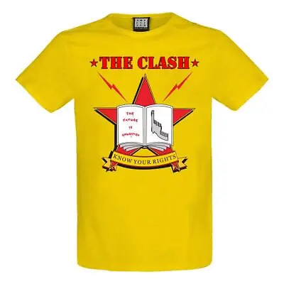 £19.95 • Buy Amplified The Clash Know Your Rights Yellow T-shirt