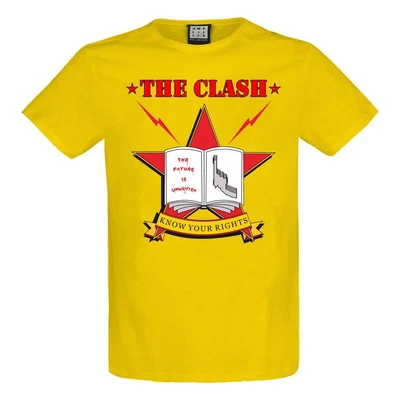 £19.95 • Buy Amplified The Clash Know Your Rights Yellow T-shirt