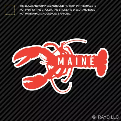 Maine Lobster Sticker Die Cut Vinyl Eat Claw Me • $4.96