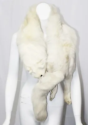 Womens Vintage White Fox Stole • $300