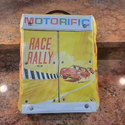 Vintage  1960'70' S  Ideal  Motorific  Race  Rally  Vinyl Storage  Carrying Case • $49.99