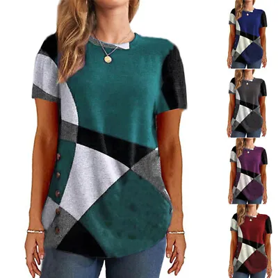 UK Plus Size Womens Long Sleeve Tee T Shirts Ladies Tunic Pullover Blouse Tops • £11.69